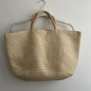 Marimekko X Uniqlo Straw Bag